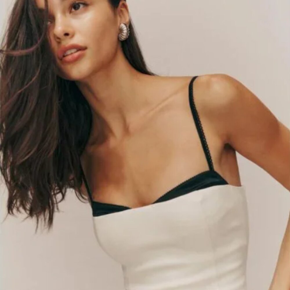 Reformation Melanie Top - Ivory - Picture 2 of 13